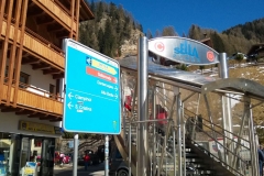 Канатная дорога на горнолыжном курорте Sella Ronda в Австрии