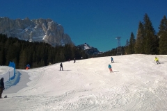 Горнолыжный курорт Селла-Ронда в Доломитовых Альпах, Италия