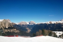 Горнолыжный курорт Селла-Ронда в Доломитовых Альпах, Италия